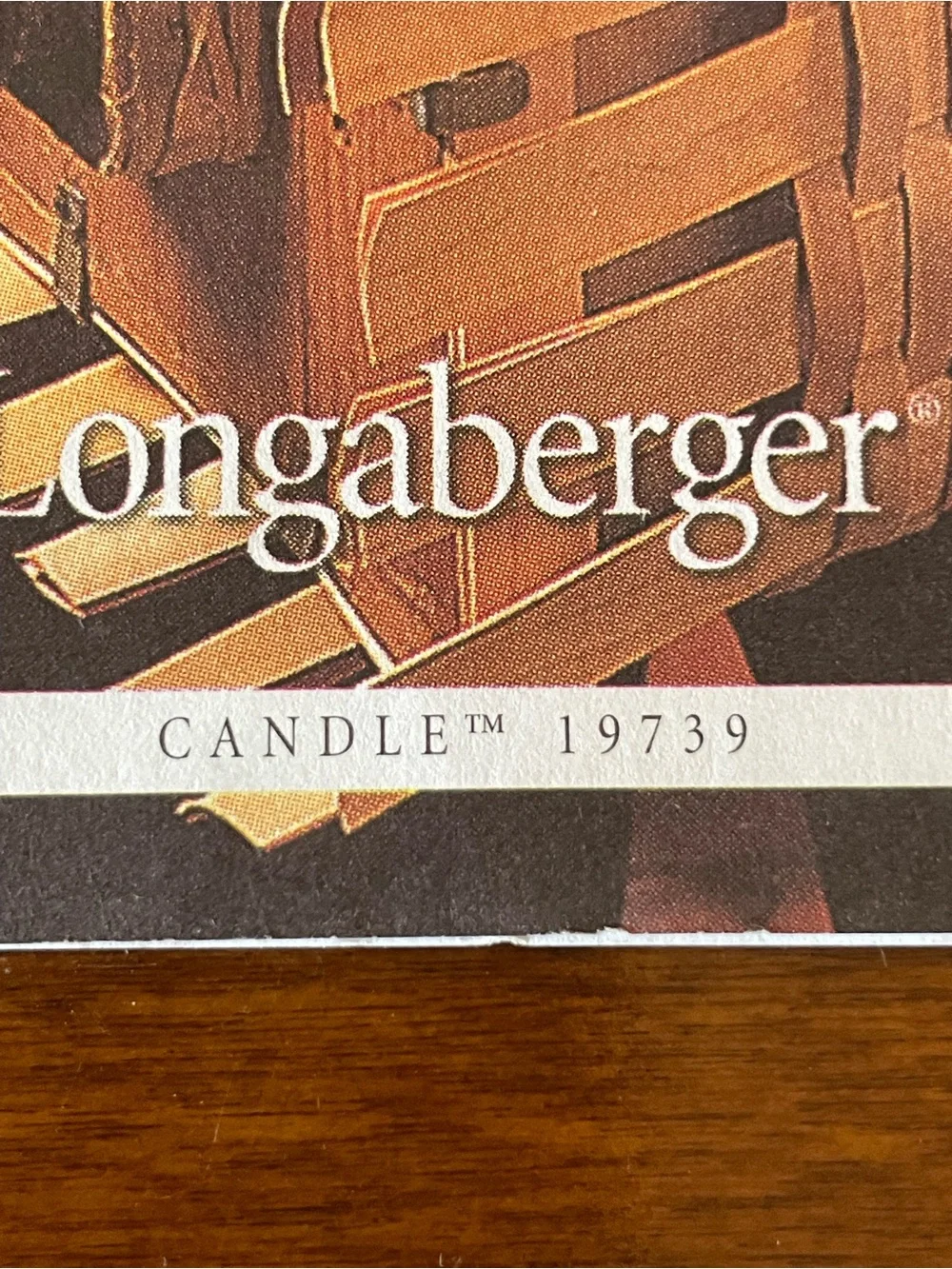 Longaberger 2001 Candle Edition Basket with Plastic Liner – Excellent Condition